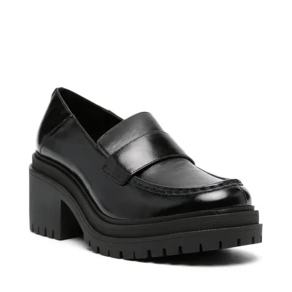 MICHAEL KORS ⭐️ 3” leather loafers - Picture 2 of 11